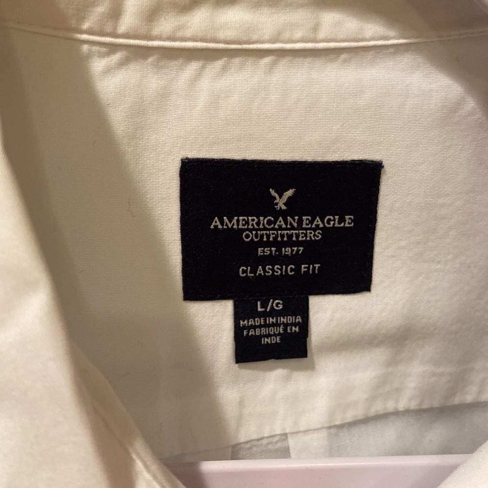 American Eagle White Button Down - image 2